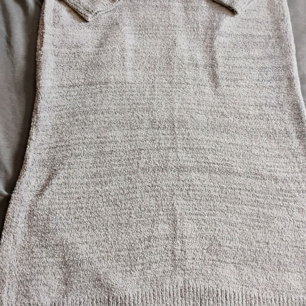 Softies Marshmallow Lounger PJ Gown S/M Heather Gray Long Sleeve Oprah's Fav - Picture 8 of 16